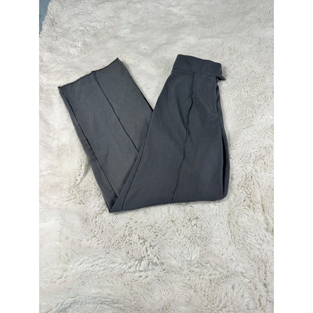 Nasty Gal Collection Gray Work Trousers Women’s Size 4 Tailored Office Pants 💰